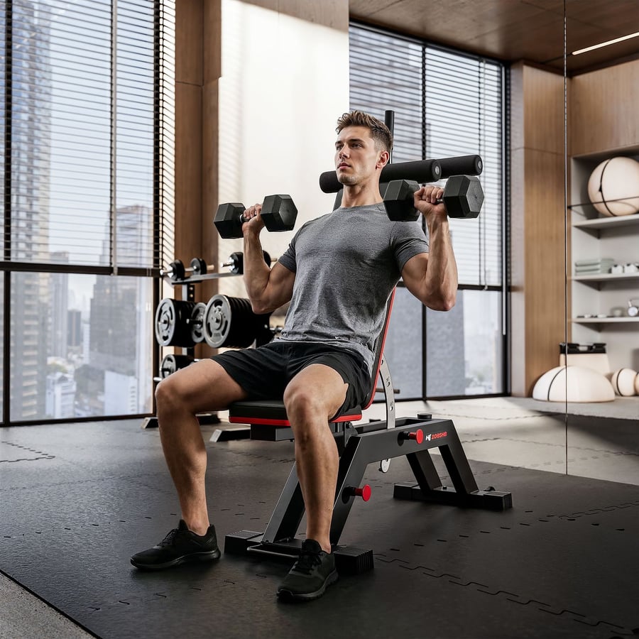 Ławka treningowa HS-2085HB - Zd - 2