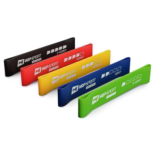 Zestaw taśm oporowych lateksowy