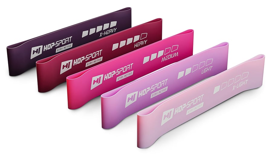 Zestaw taśm oporowych lateksowy